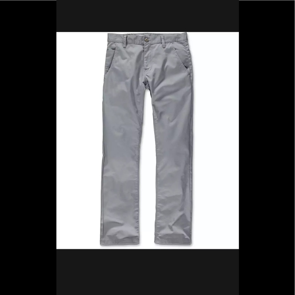 Free World Drifter Grey Chino Twill Pants SZ 31